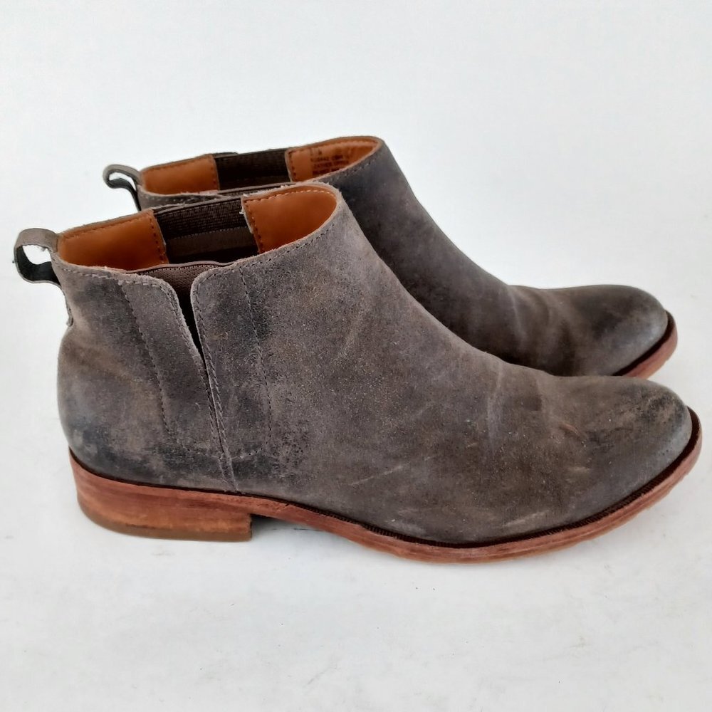 🤎 Kork-Ease Leather Slip on Booties Size 8.5 🤎